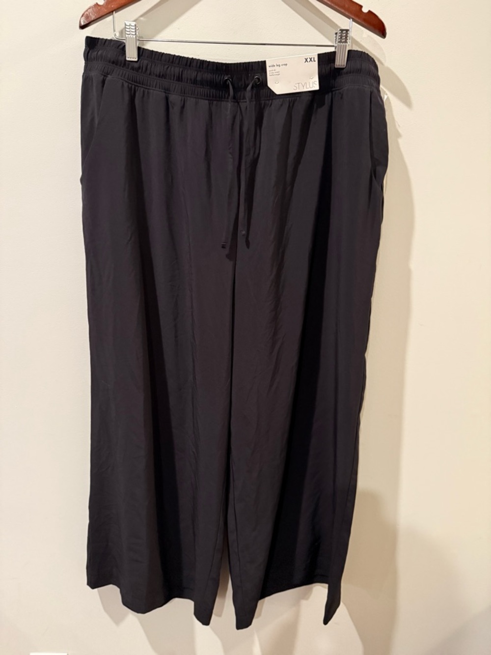 STYLUS Women's Black Relaxed Elastic-Waist Jogger Pants Size XXL - Picture 5 of 5
